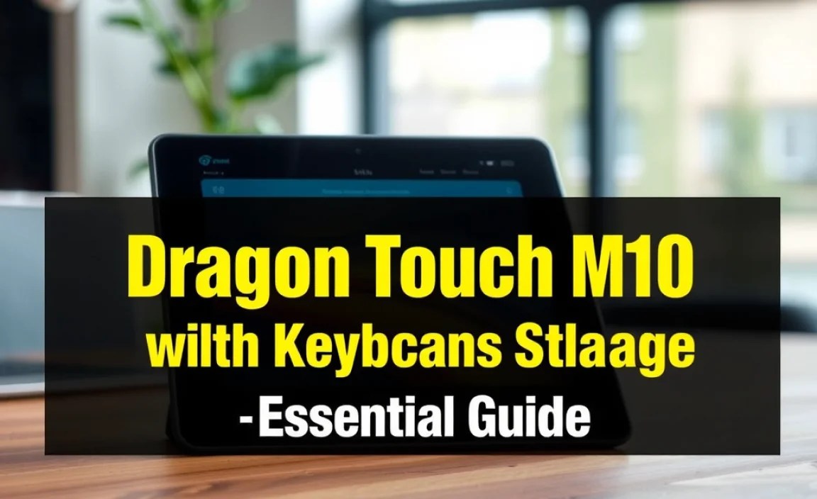 Dragon Touch M10 with Keyboard Storage: Essential Guide