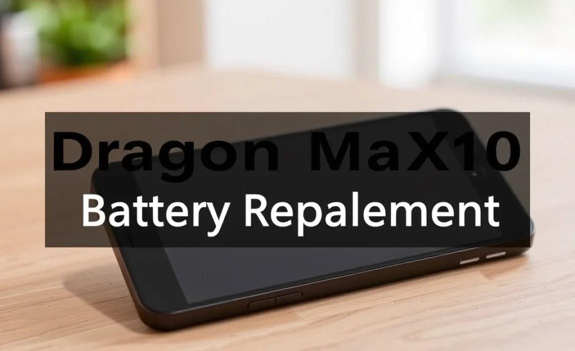Dragon Touch Max10 Battery Replacement: Essential Apps