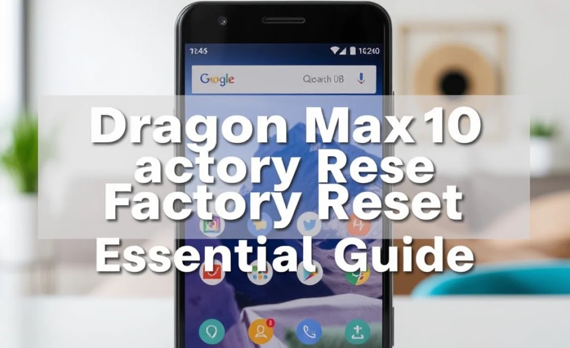 Dragon Touch Max10 Factory Reset: Essential Guide