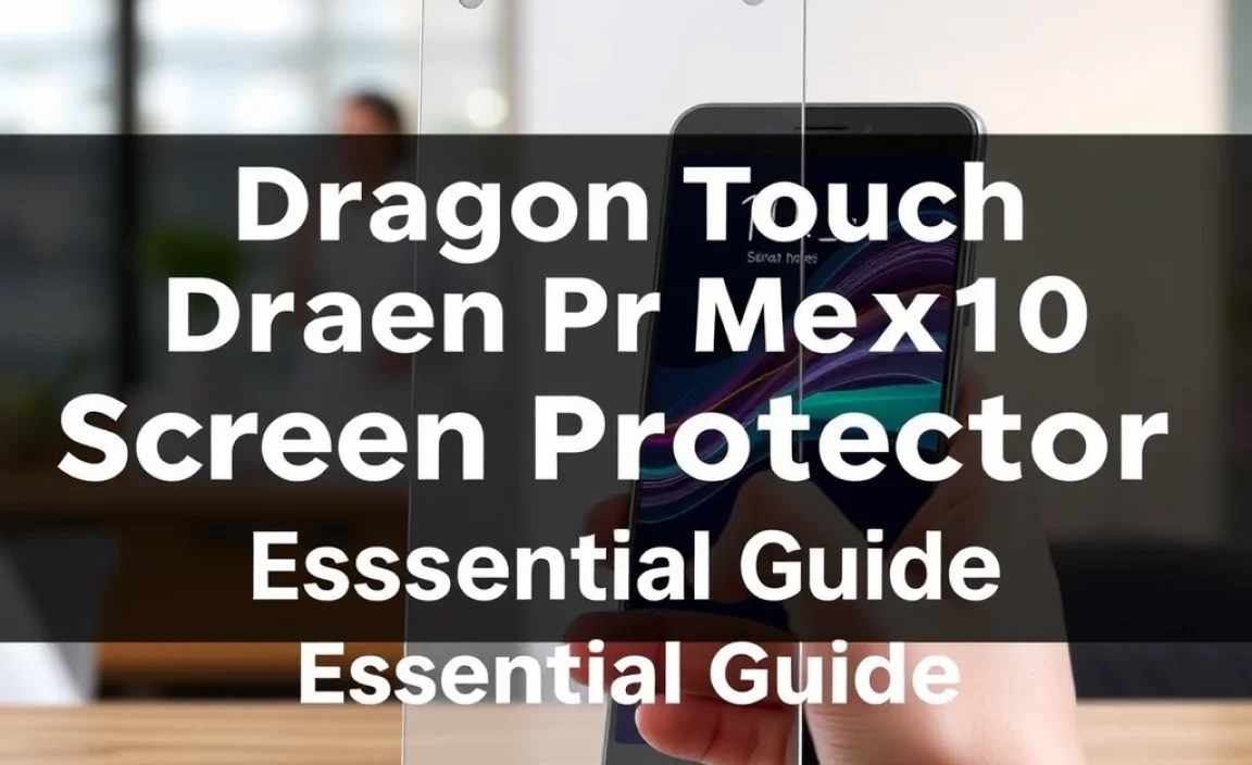 Dragon Touch Max10 Screen Protector Setup: Essential Guide