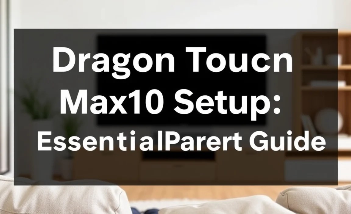 Dragon Touch Max10 Setup: Essential Parent Guide