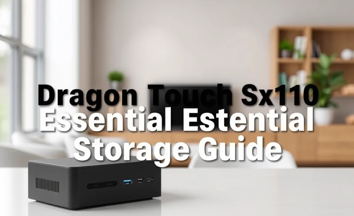Dragon Touch Max10 Setup: Essential Storage Guide