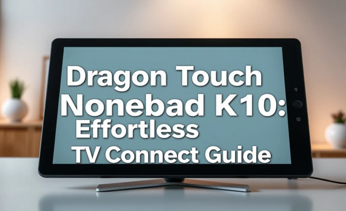 Dragon Touch Notepad K10: Effortless TV Connect Guide