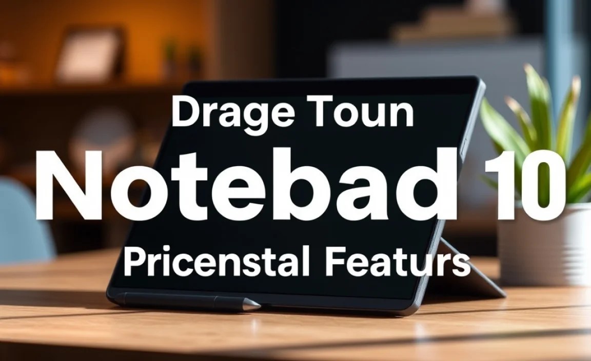 Dragon Touch Notepad K10 Price: Essential Features