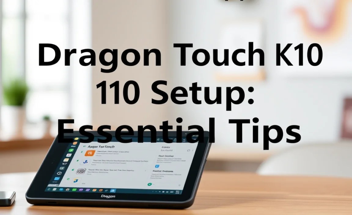 Dragon Touch Notepad K10 Setup: App Installation Tips