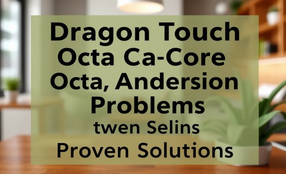Dragon Touch Octa Core Android Version Problems: Proven Solutions