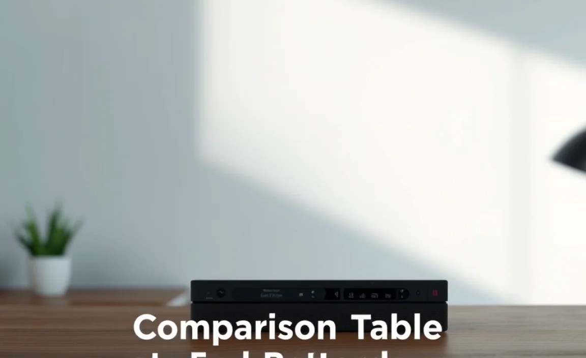 Dragon Touch Octa Core Comparison Table: Key Differences