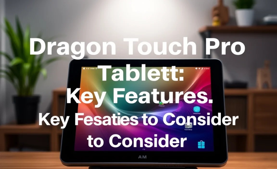 Dragon Touch Pro Tablet: Key Features to Consider