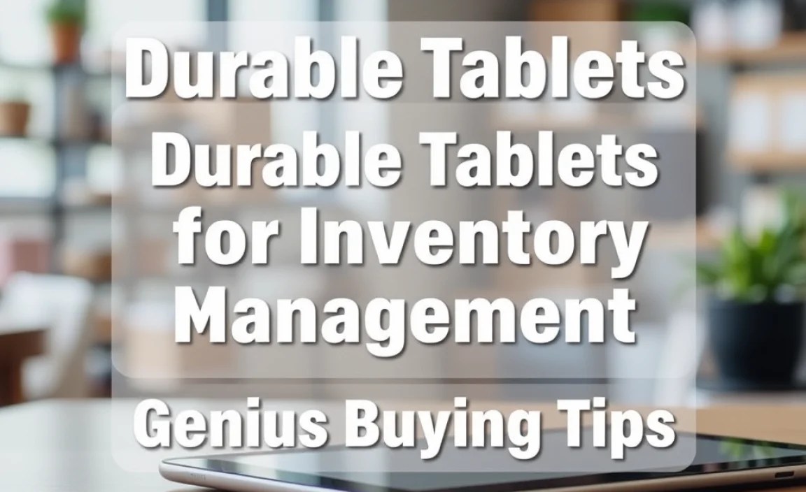 Durable Tablets for Inventory Management: Genius Buying Tips