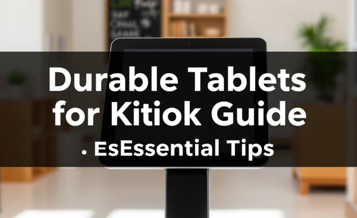 Durable Tablets for Kiosk Guide: Essential Tips