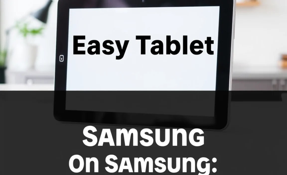 Easy Tablet Clean Screen On Samsung: Effortless Guide