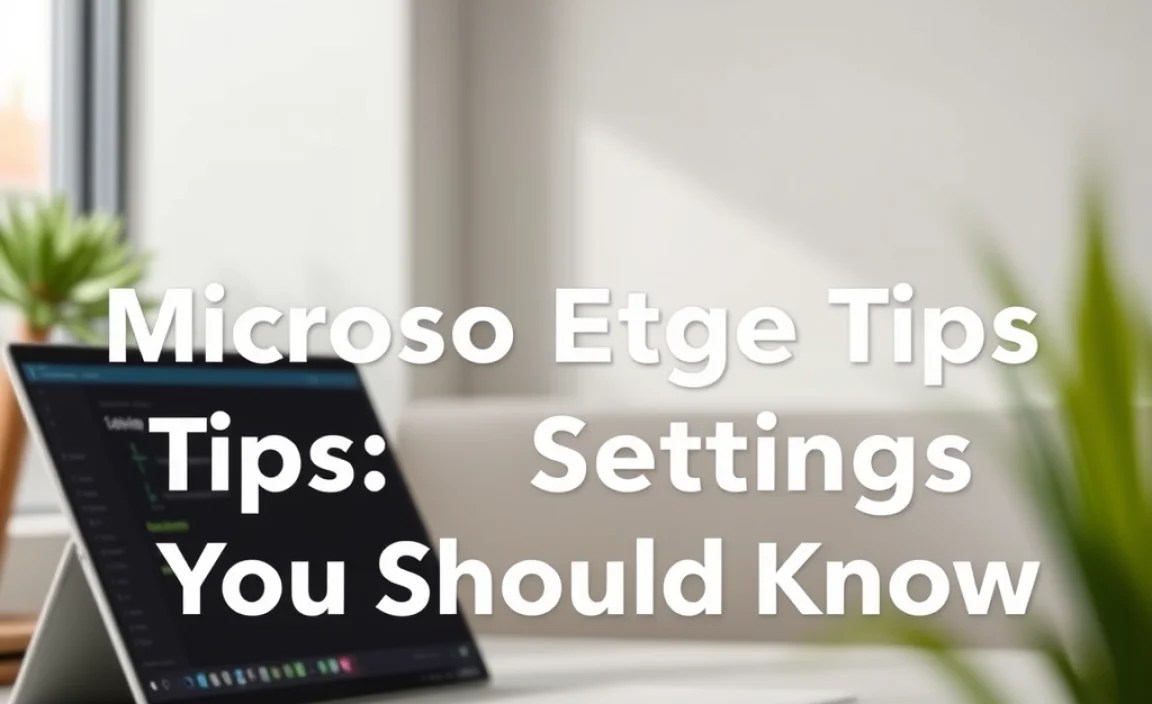 Edge Settings You Should Know