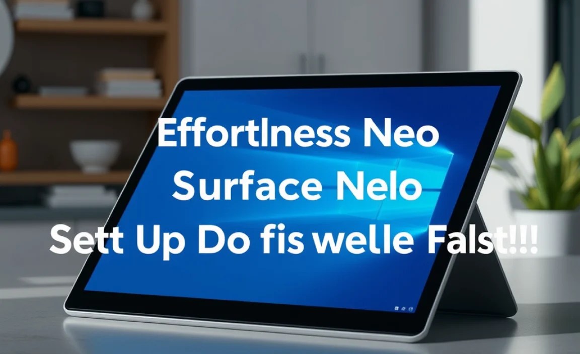 Effortless Surface Neo: Set Up Windows Hello Fast!