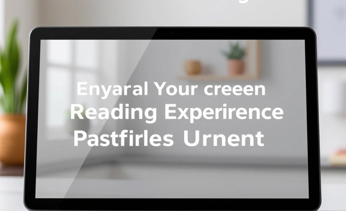 Enhancing Your Reading Experience Post-Replacement