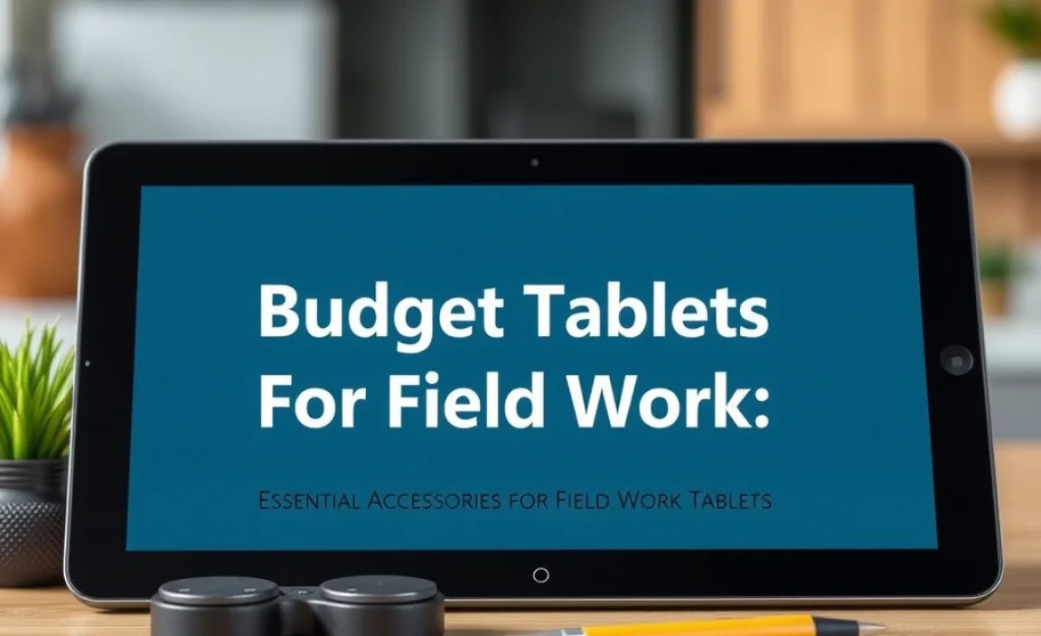 Essential Accessories for Field Work Tablets