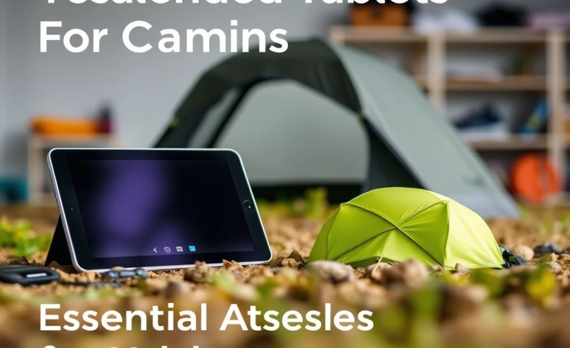 Essential Accessories for Your Camping Tablet