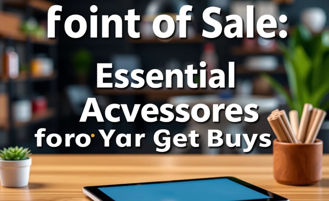 Essential Accessories for Your POS Tablet