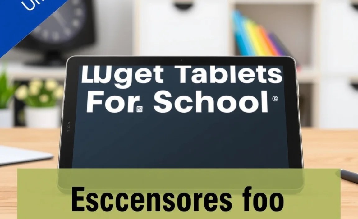Essential Accessories for Your School Tablet