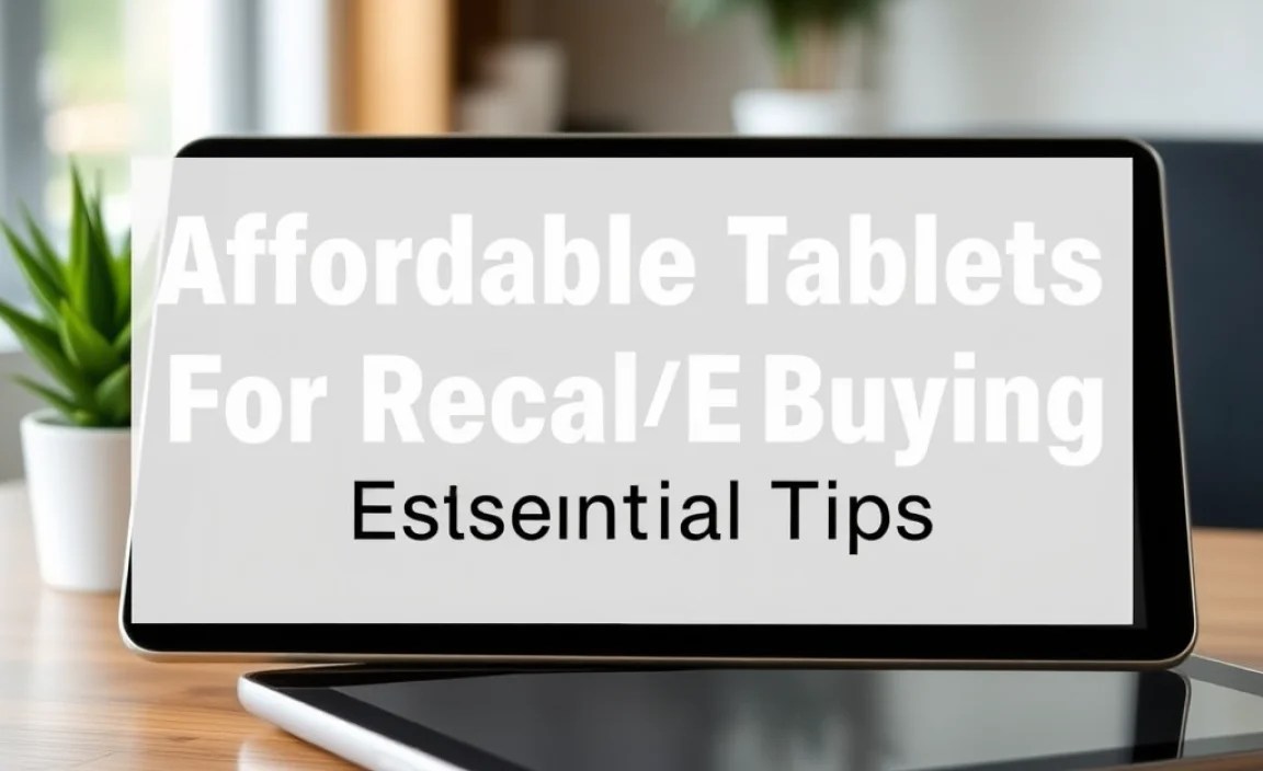 Essential Features for Your Real Estate Tablet