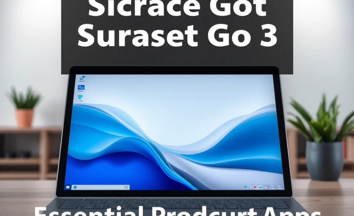 Essential Productivity Apps for the Surface Go 3