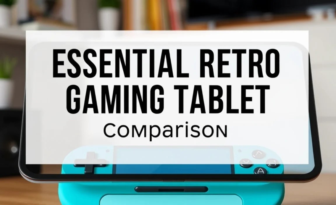 Essential Retro Gaming Tablet Comparison