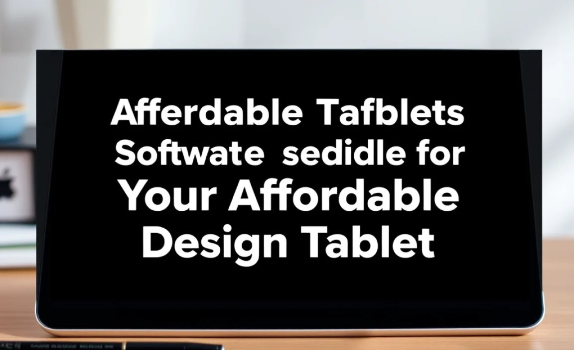 Essential Software for Your Affordable Design Tablet