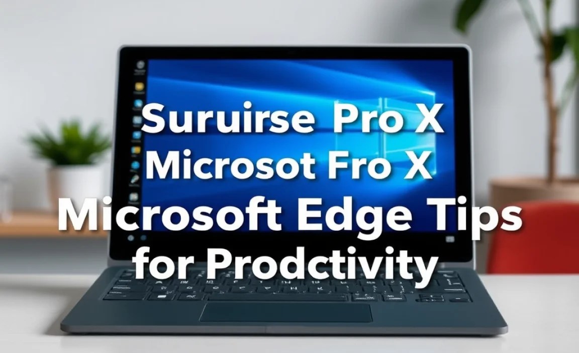 Essential Surface Pro X Microsoft Edge Tips for Productivity