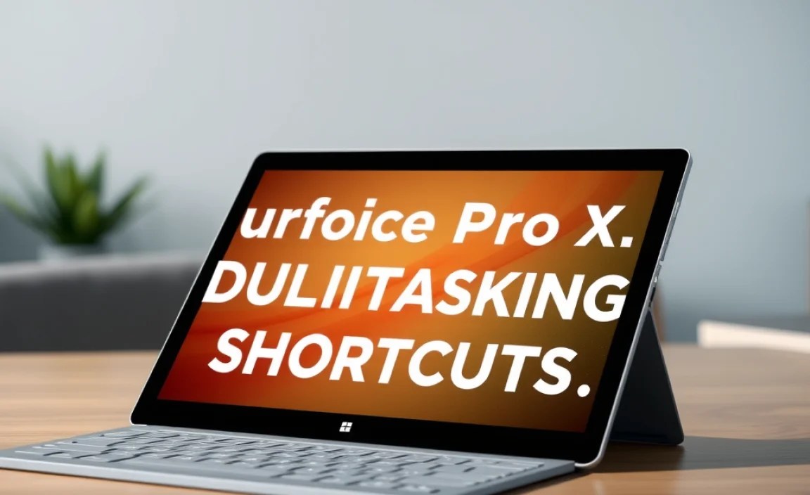 Essential Surface Pro X Multitasking Shortcuts: The Basics