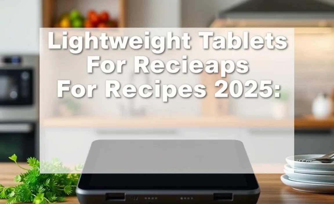Extra Tips for Your Kitchen Tablet Setup
