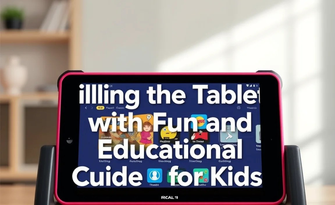Filling the Tablet with Fun and Educational Content