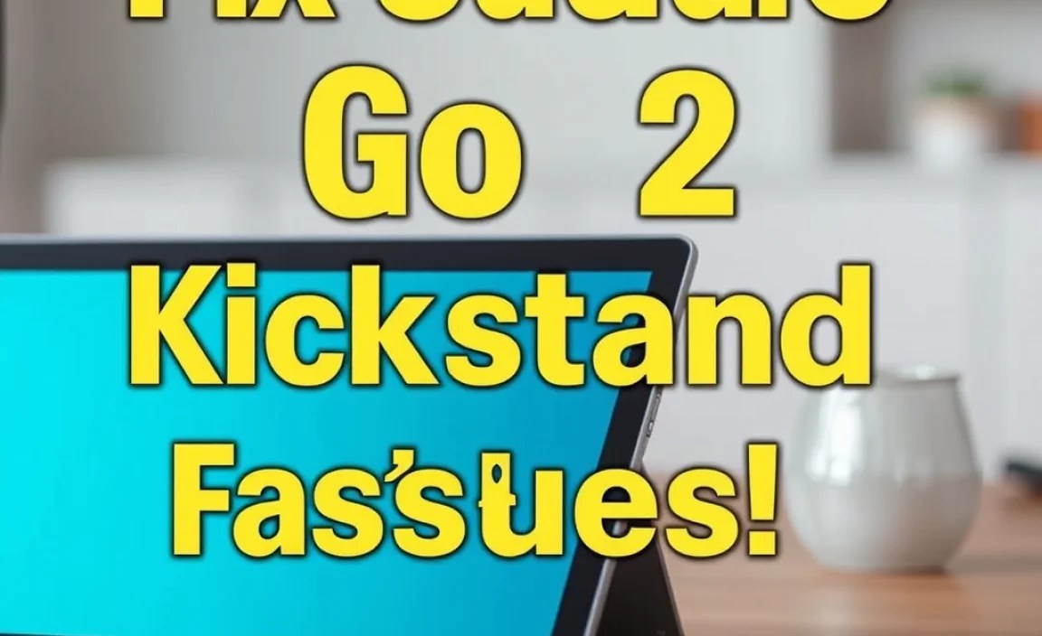 Fix Surface Go 2 Kickstand Issues Fast & Easy!