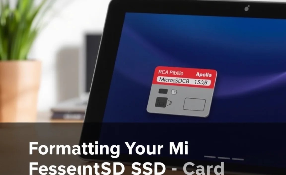 Formatting Your MicroSD Card (Optional but Recommended)