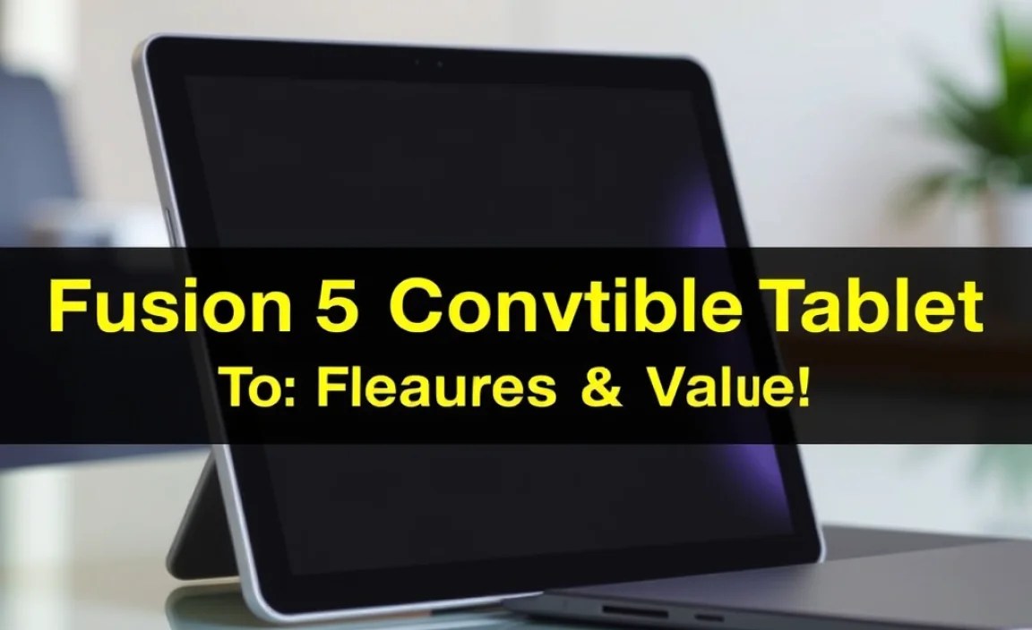 Fusion5 Convertible Tablet: Top Features & Value!