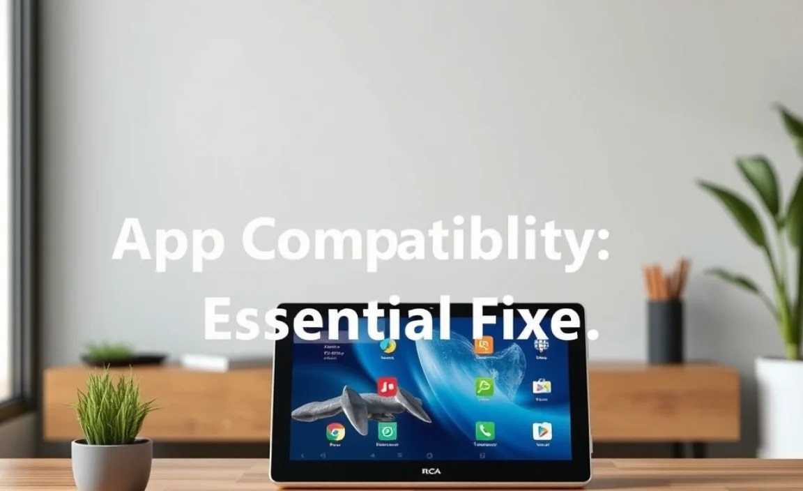 General App Compatibility Fixes for RCA Tablet Apollo