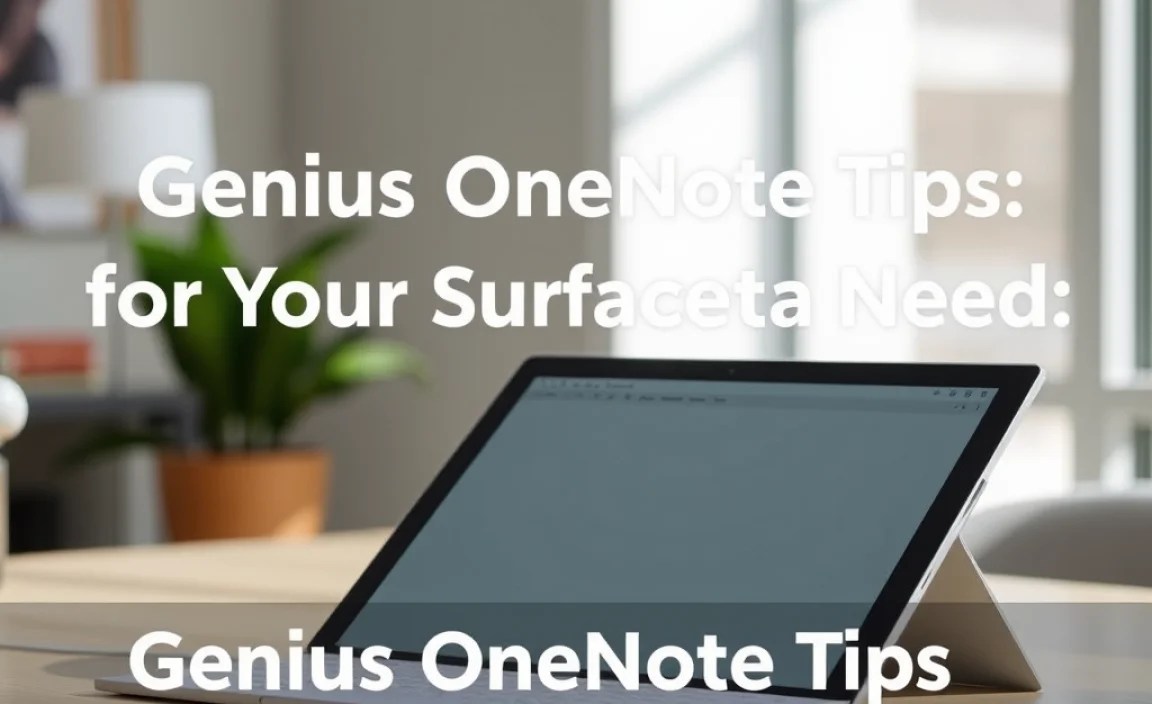 Genius OneNote Tips for Your Surface Pro X
