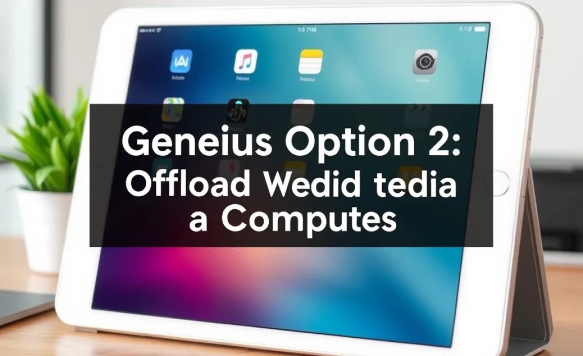 Genius Option 2: Offload Media to a Computer