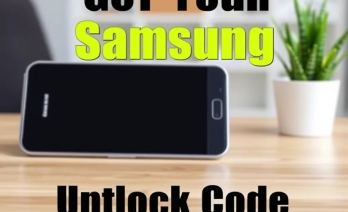 Get Your Samsung Network Unlock Code Fast & Easy!