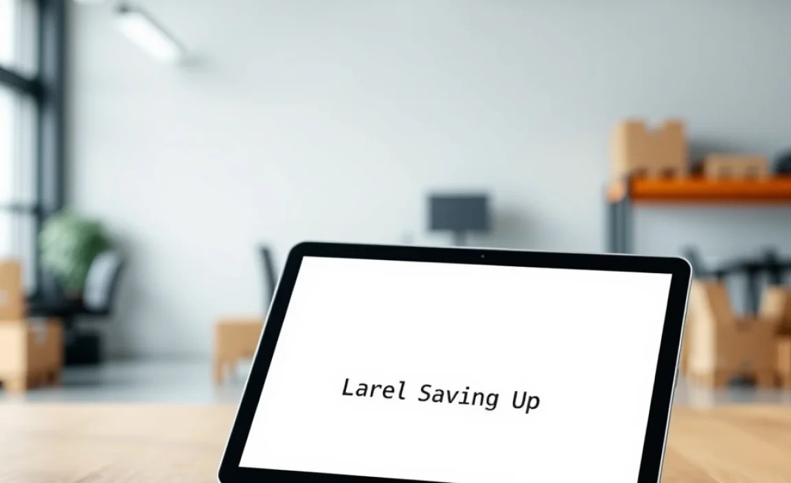 Getting Started: Setting Up Your Warehouse Tablet
