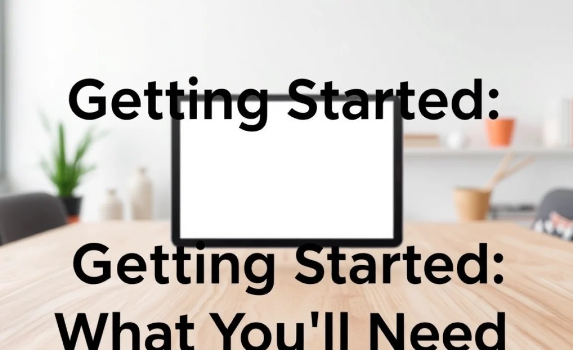 Getting Started: What You’ll Need