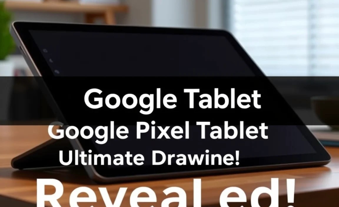 Google Pixel Tablet: Ultimate Drawing Tool Revealed!