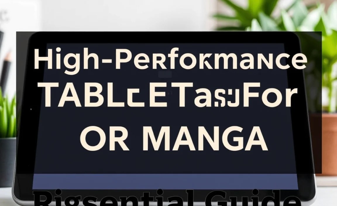 High-Performance Tablets For Manga: Essential Guide