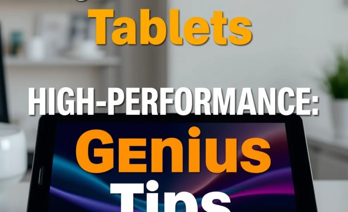 High-Performance Tablets: Genius Buying Tips