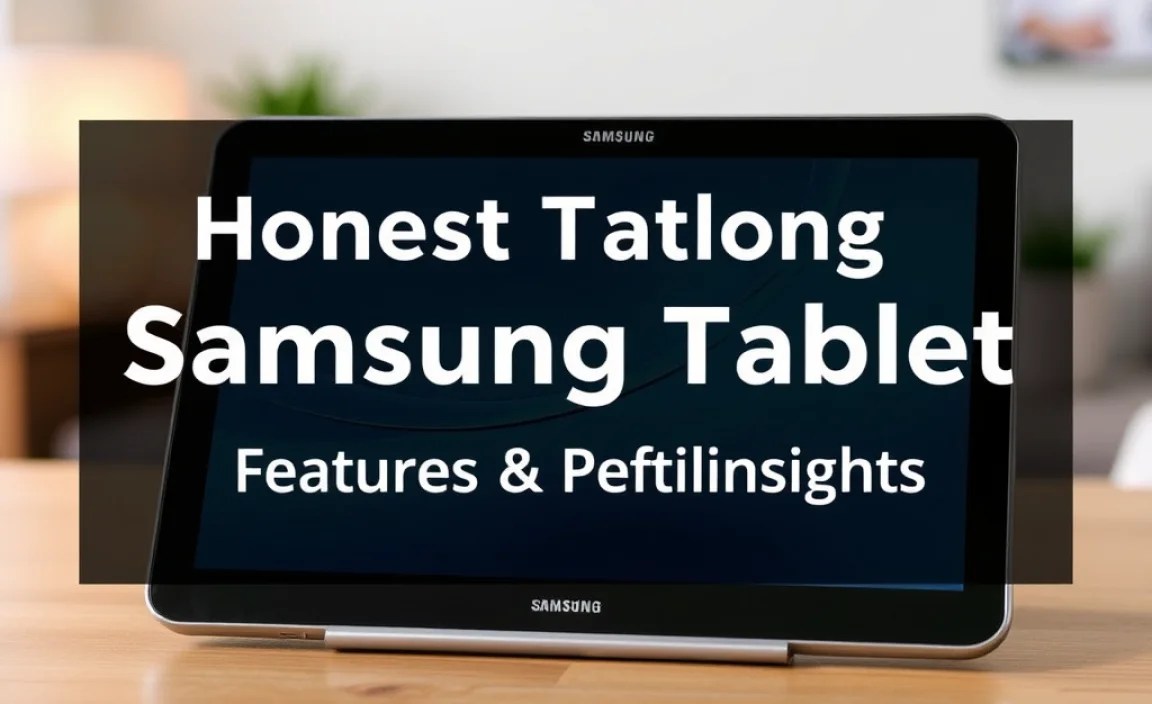 Honest Samsung Tablet Review: Features & Performance Insights