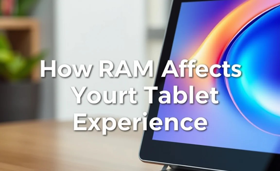 How RAM Affects Your Tablet Experience