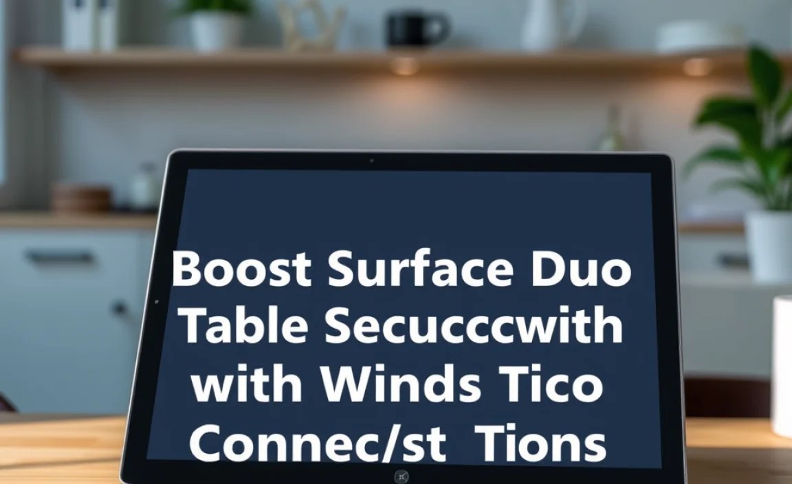 How Surface Duo Ensures Secure Connections