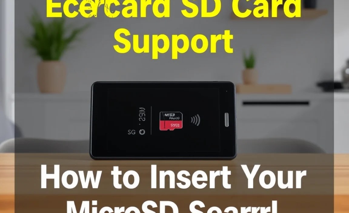 How to Insert Your MicroSD Card