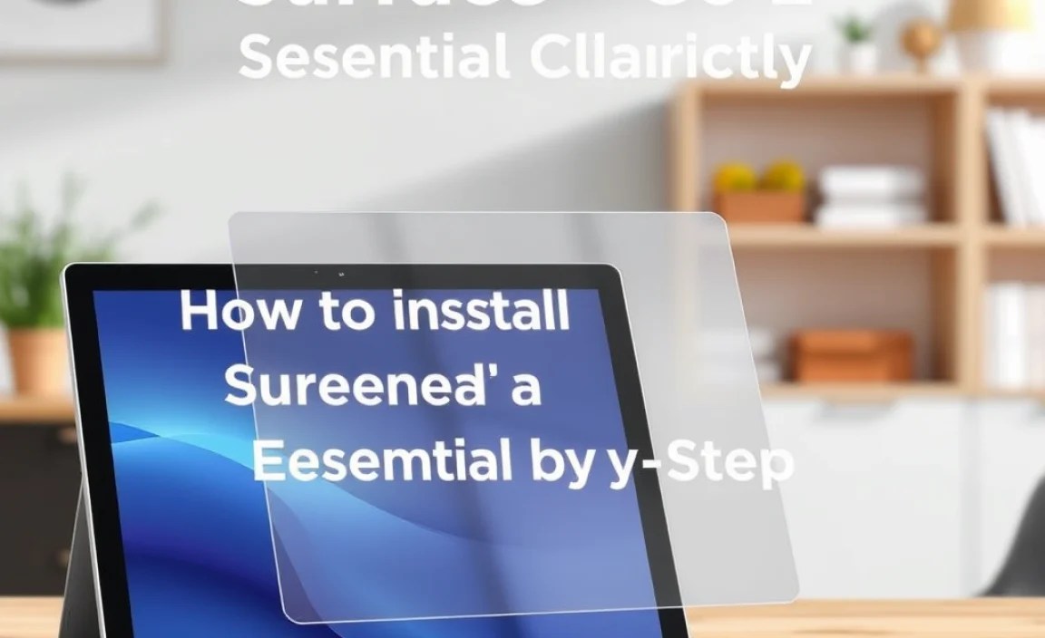 How to Install a Surface Go 2 Screen Protector (Step-by-Step)