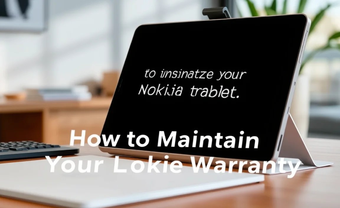 How to Maintain Your Nokia Tablet