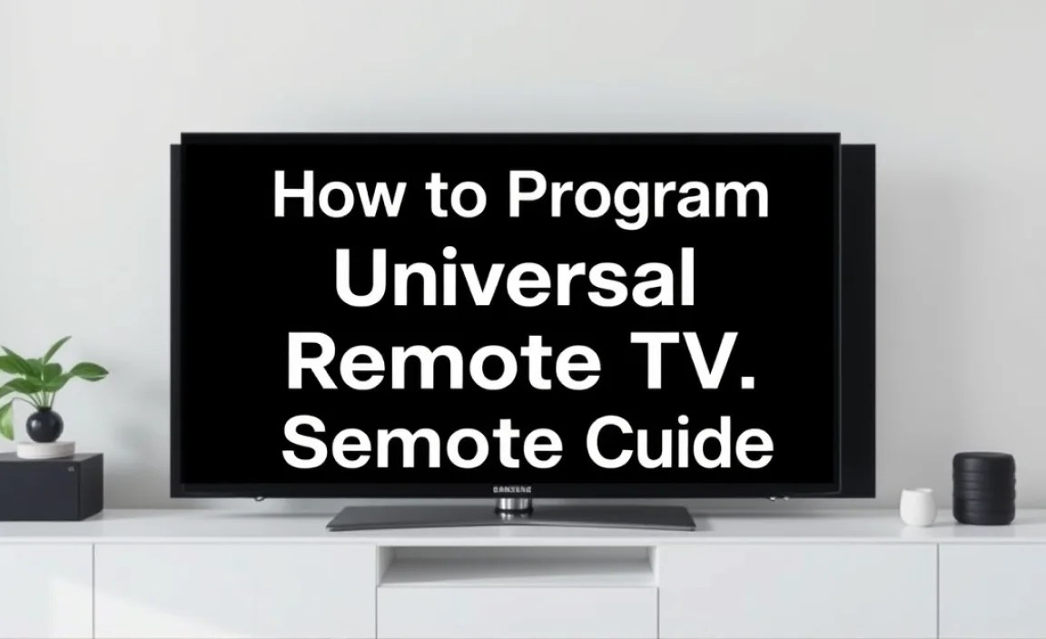 How to Program a Universal Remote for Samsung TV