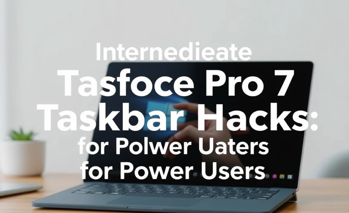 Intermediate Surface Pro 7 Taskbar Hacks for Power Users